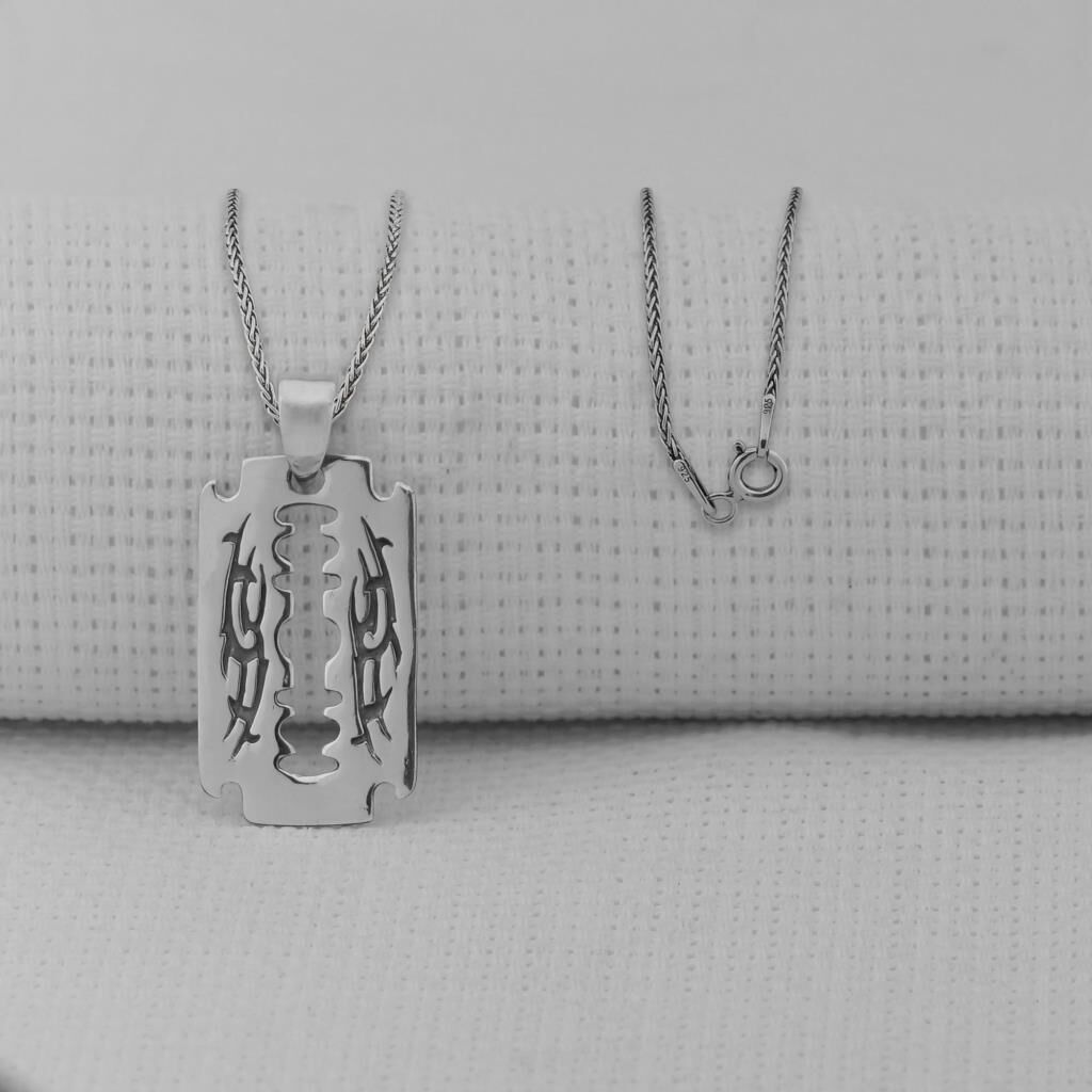 Jilet 925 Ayar Gümüş Kolye