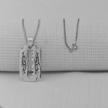 Jilet 925 Ayar Gümüş Kolye