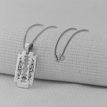 Jilet 925 Ayar Gümüş Kolye