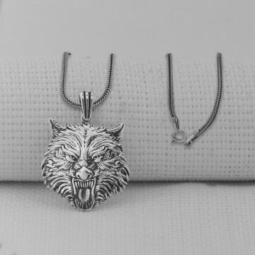 Alfa Kurt Tasarımlı 925 Ayar Gümüş Kolye