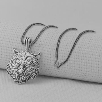 Alfa Kurt Tasarımlı 925 Ayar Gümüş Kolye