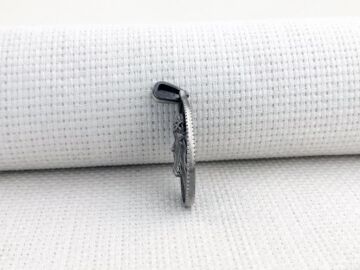 Hz İsa Dikenli Taçlı Üç Boyutlu 925 Ayar Gümüş Kolye Ucu