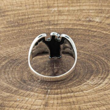 925 Ayar Gümüş Kartal Motifli Yüzük