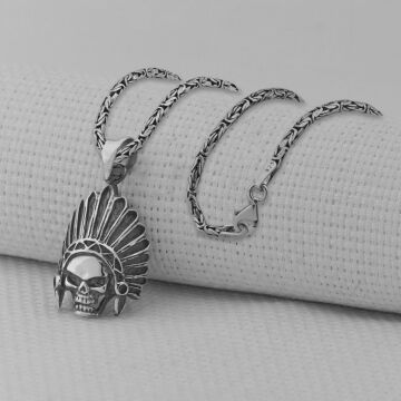 Kızıldereli 925 Ayar Erkek Gümüş Kolye