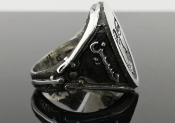 Hz Ali Siületi  925 Ayar Gümüş Yüzük