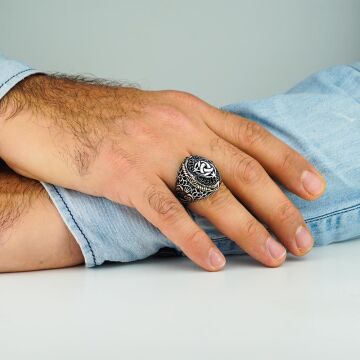 925 Ayar Gümüş Teşkilatı Mahsusa Erkek Yüzük