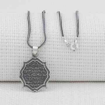 Ayetel Kursi 925 Ayar Gümüş Kolye