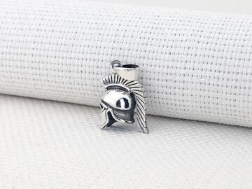 Antik Roma Lejyoner Kaskı 925 Ayar Gümüş Kolye Ucu