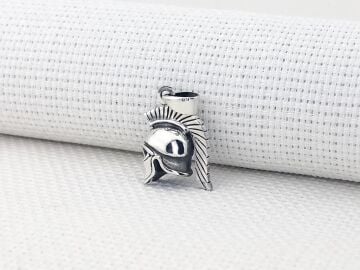 Antik Roma Lejyoner Kaskı 925 Ayar Gümüş Kolye Ucu