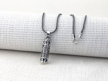 Nalı Şerif Motifli Cevşeni Kebir Dualı 925 Ayar Gümüş Cevşen Kolye