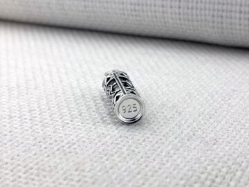 Nalı Şerif Motifli Cevşeni Kebir Dualı 925 Ayar Gümüş Cevşen Kolye Ucu