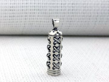 Düğüm Motifli Cevşeni Kebir Dualı 925 Ayar Gümüş Kolye Ucu