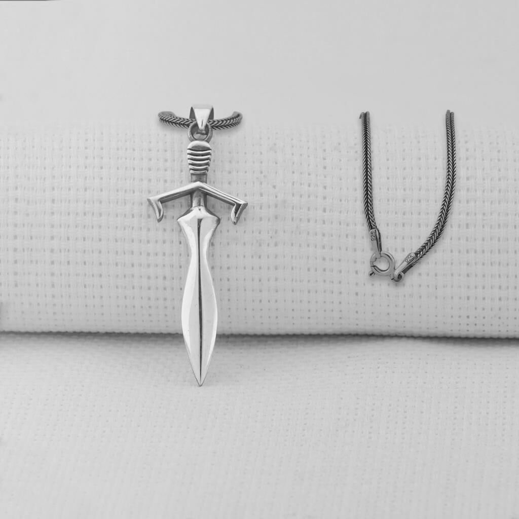 Kılıç 925 Ayar Gümüş Kolye