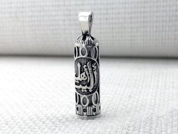 Ehlibeyt Yazılı Cevşeni Kebir Dualı 925 Ayar Gümüş Cevşen Kolye Ucu