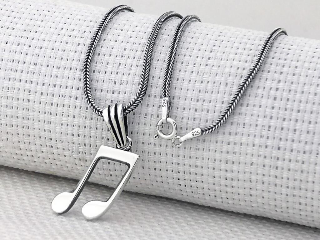 Nota 925 Ayar Gümüş Kolye