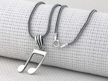 Nota 925 Ayar Gümüş Kolye