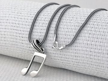 Nota 925 Ayar Gümüş Kolye