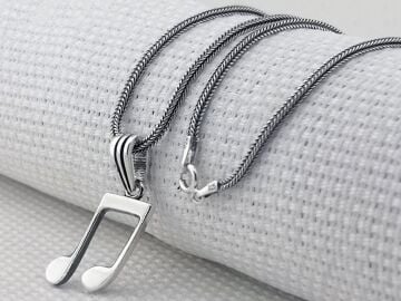 Nota 925 Ayar Gümüş Kolye