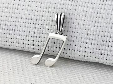 Nota 925 Ayar Gümüş Kolye Ucu