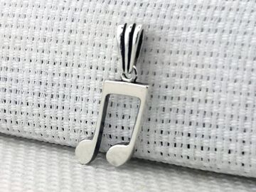 Nota 925 Ayar Gümüş Kolye Ucu