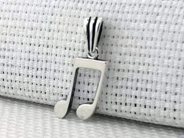 Nota 925 Ayar Gümüş Kolye Ucu