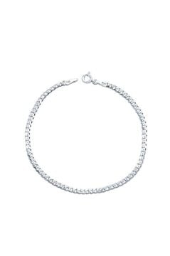 925 Ayar Gümüş Gurmet Zincir Bileklik 0.40 MM 21 CM