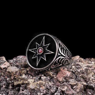 925 AYAR GÜMÜŞ YILDIZ MODEL YÜZÜK