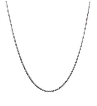 Tilki Kuyruğu 925 Ayar Gümüş Zincir Kolye