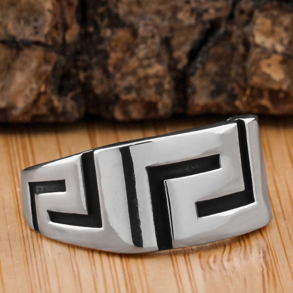 Zikzak Tasarımlı Parlak 925 Ayar Gümüş Yüzük