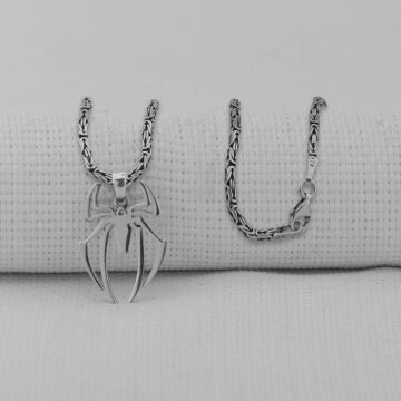 Örümcek 925 Ayar Gümüş Kolye