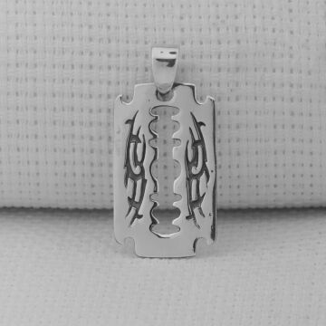 Jilet 925 Ayar Gümüş Kolye Ucu