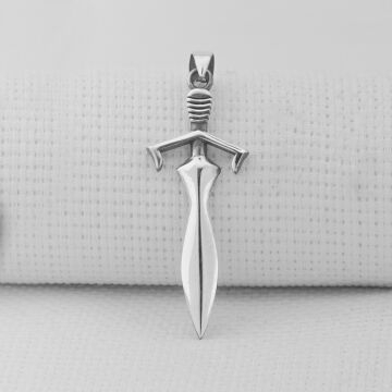 Kılıç 925 Ayar Erkek Gümüş Kolye Ucu