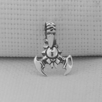 Akrep 925 Ayar Gümüş Kolye Ucu