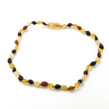 Orijinal Sertifikalı Farklı Renkli Damla Kehribar Bebek Diş Çıkarma Kolyesi