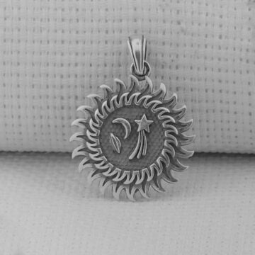 Galaksi 925 Ayar Erkek Gümüş Kolye Ucu