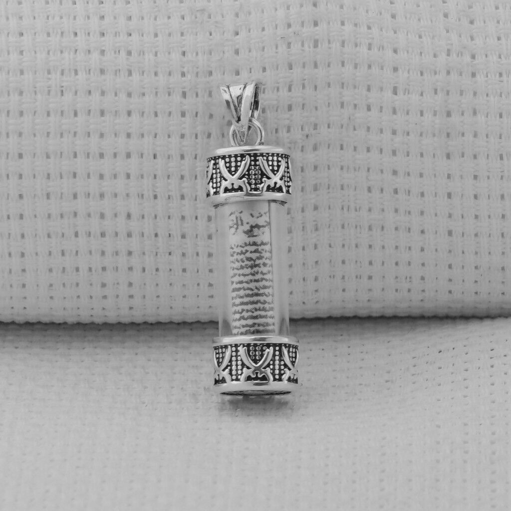 Çift Zülfikar Kılıç Tasarımlı Cevşen-i Kebir 925 Ayar Gümüş Kolye Ucu