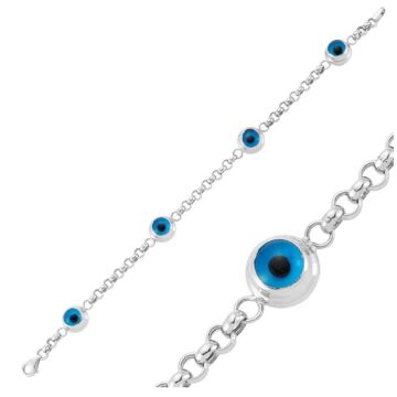 925 Ayar Gümüş Nazar Bileklik