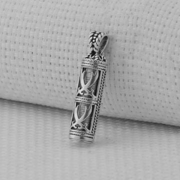 925 Ayar Gümüş Zülfikar Kılıç Tasarımlı Cevşeni Kebir Gümüş Kolye Ucu