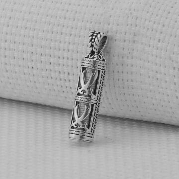 925 Ayar Gümüş Zülfikar Kılıç Tasarımlı Cevşeni Kebir Gümüş Kolye Ucu