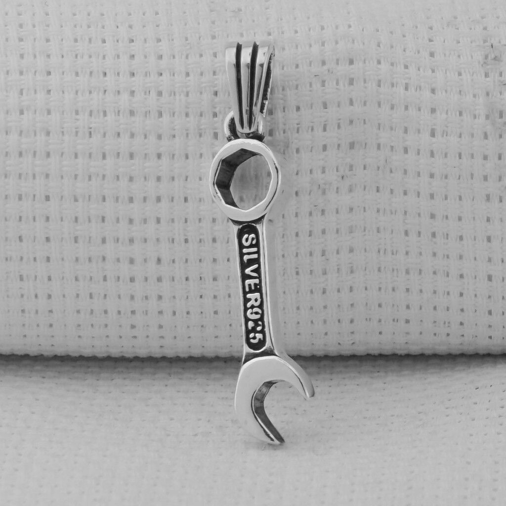 Tamir Anahtarı 925 Ayar Erkek Gümüş Kolye Ucu