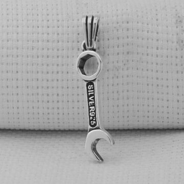 Tamir Anahtarı 925 Ayar Erkek Gümüş Kolye Ucu