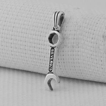 Tamir Anahtarı 925 Ayar Erkek Gümüş Kolye Ucu