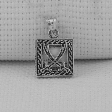 Cevşeni Kebir Dualı Zülfikar Kılıç Tasarımlı 925 Ayar Gümüş Kolye Ucu