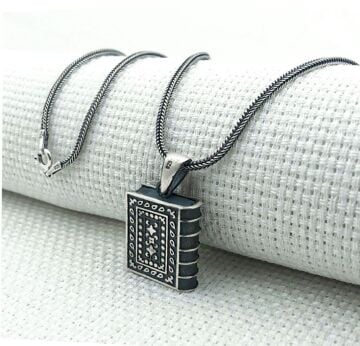 925 Ayar Gümüş Muska kabı Kolye