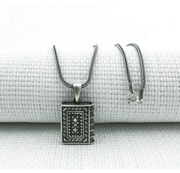 925 Ayar Gümüş Muska kabı Kolye