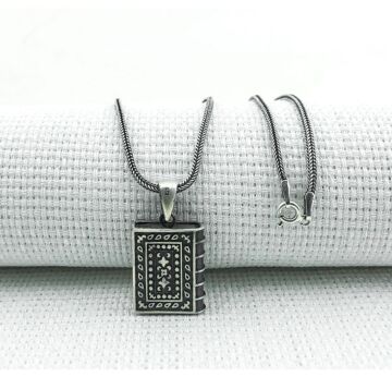 925 Ayar Gümüş Muska kabı Kolye