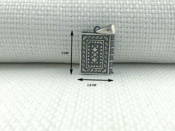 925 Ayar Gümüş Muska kabı Kolye