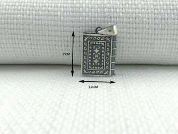 925 Ayar Gümüş Muska kabı Kolye Ucu