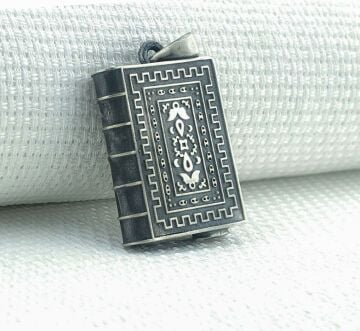 925 Ayar Muska Kabı Gümüş Kolye Ucu