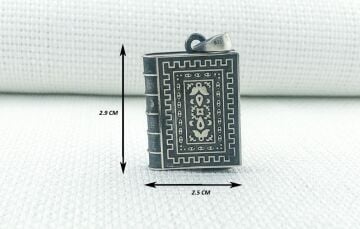 925 Ayar Muska Kabı Gümüş Kolye Ucu